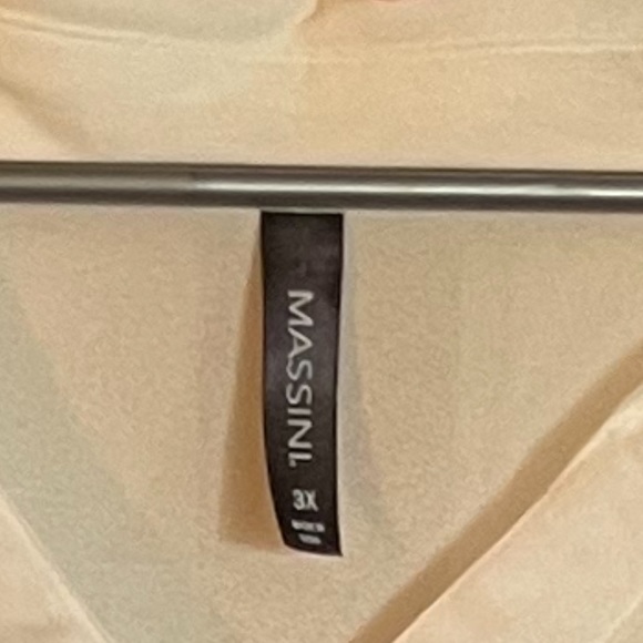 Womens plus white chiffon button top size 3x - Picture 4 of 4